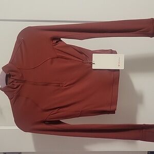 Lululemon It's Rulu Run 1/2 Zip Size 2 Mulled Wine